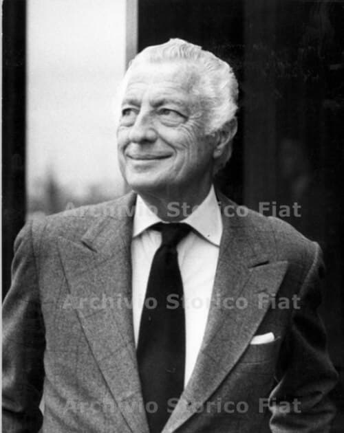 Gianni Agnelli in 1981, from the Fiat Historical Archive.